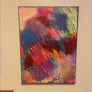 Abstract Colorful Canvas Art